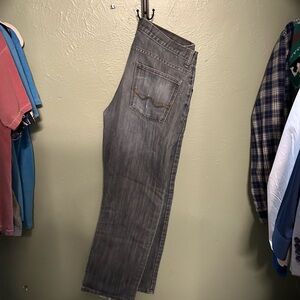 Wrangler Men's Charcoal Straight Jeans 32x30